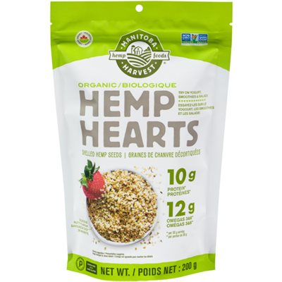 Manitoba Harvest Hemp Foods Hemp Hearts Shelled Hemp Seeds Organic 200 g 200g