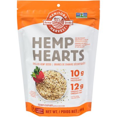 Manitoba Harvest Hemp Foods Hemp Hearts Shelled Hemp Seeds 454 g