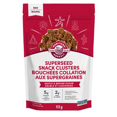 Manitoba Harvest Dark Chocolate Superseed Snack Clusters 113g