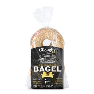 O'Doughs Bagel Minces Sésame 6 Bagels 300 g