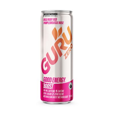 Guru Good Energy Zero Ruby Red 355Ml