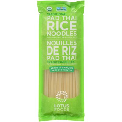 Lotus Foods Nouilles de riz traditionnelles Pad Thai