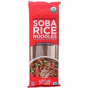 Lotus Foods Organic Buckwheat&Brown Soba Rice Noodles 227g