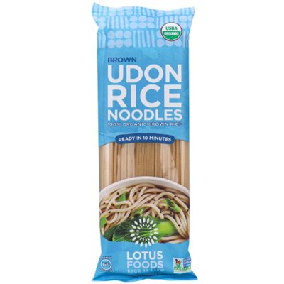 Lotus Foods Nouilles de riz brun Udon biologiques