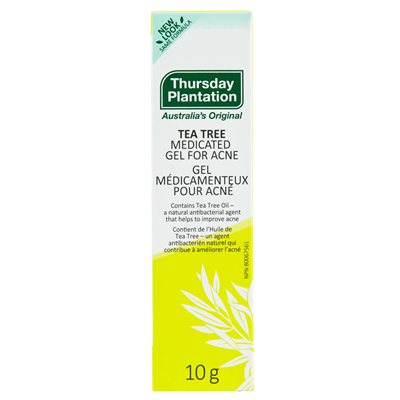 Thursday Plantation Gel Médicamenteux pour Acné Tea Tree 10 g