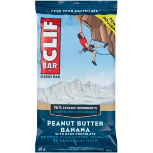 Clif Bar Barre énergétique Beurre d'Arachide, Banane et Chocolat Noir 68 g