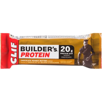 Clif Builders Barre Protéinée Saveur de Chocolat et Beurre d'Arachide 68 g