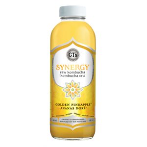 GT's Living Foods Synergy Kombucha Golden Pineapple 480 ml 