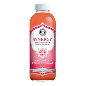 GT's Synergy Boisson Kombucha et Cru Goyave 480 ml