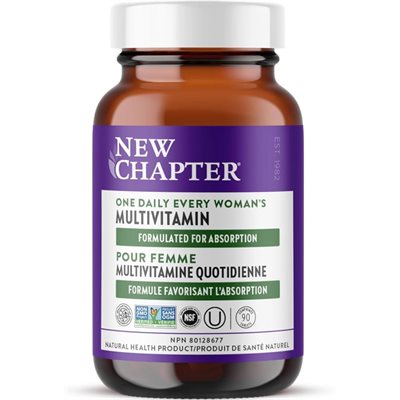 New Chapter multivitamine quotidienne pour femme 60 unités New Chapter multivitamine quotidienne pour femme 60 unités