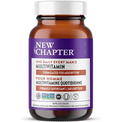 New Chapter Multivitamine Quotidienne pour hommes 90caps