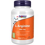 Now L-Arginine 550Mg 100Vcaps 