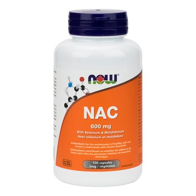 NAC-Acetyl Cysteine 600mg 100vcap 