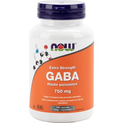 Now GABA Extra Strength 750mg 100vcap 