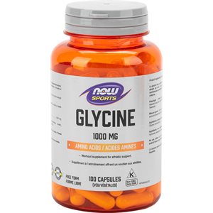 Now Glycine 1000mg 100vcap 
