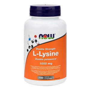Now L-Lysine 1000mg Extra Strength 100tabs 