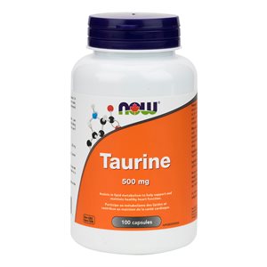 Now Taurine 500mg 100cap 