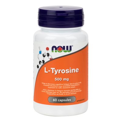 Now L-Tyrosine 500mg (FreeForm) 60cap 