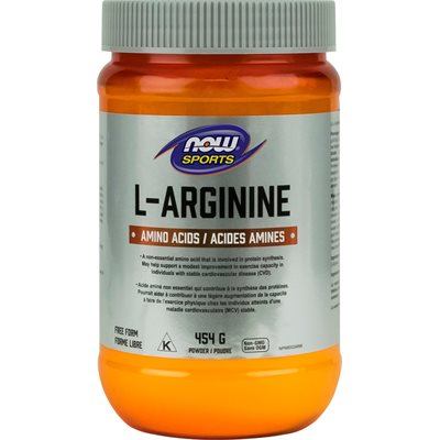 Now L-Arginine Pure En Poudre 454G Now L-Arginine Pure En Poudre 454G