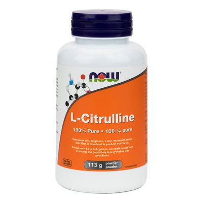 Now L-Citrulline 100% Poudre Pure 113G Now L-Citrulline 100% Poudre Pure 113G