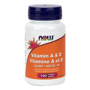 Vitamine A+D 10000Ui / 400Ui 100Gel