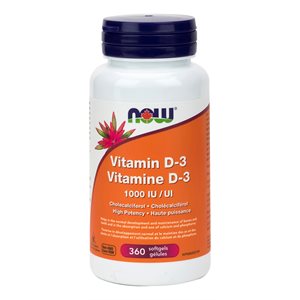 Now Vit D-3 1,000 IU 360gel 
