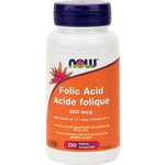 Folic Acid 800mcg + B-12  25mcg  250tab