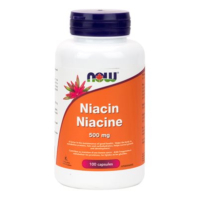 Now Niacine 500Mg 100Caps Now Niacine 500Mg 100Caps