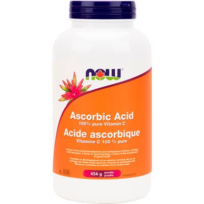 Now Ascorbic Acid 100% Pure Vitamin C Powder 454g 