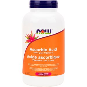Now Acide Ascorbique 100% Pure Vitamine C 454G
