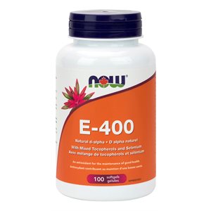 E-400 Vit-E 400Ui+D Alpha+Mel Tocopherol Selenium 100Gel