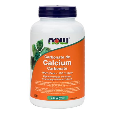Now Calcium Carbonate Pwd 340g 