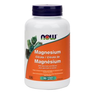 Now Magnesium Citrate / Glycinate / Malate 134mg 90gel