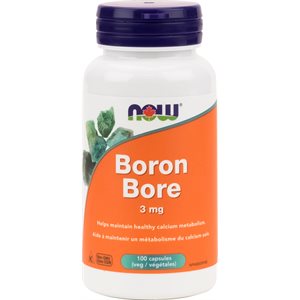 Now Bore (Borogluconate Calcium) 3Mg 100Caps