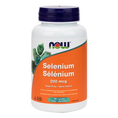 Selenium 200mcg (yeastfree) 180vcap 