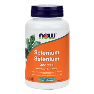 Now Selenium 200mcg (yeastfree) 180vcap 