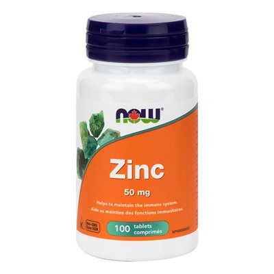 Now Zinc Gluconate 50mg 100tab 