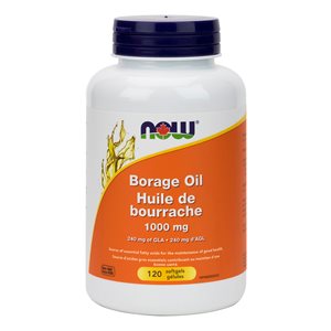 Now Borage Oil 1000mg (240mg GLA) 120gel 