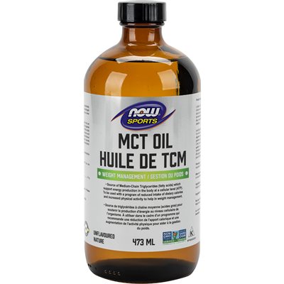 MCT Oil 100% pure (glass) 473mL 