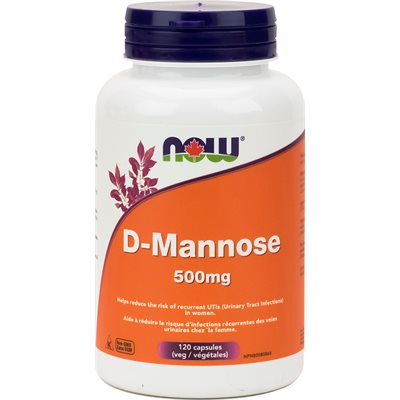 Now D-Mannose 500mg 120vcap 