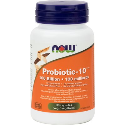 Now Probiotic-10TM 100 Bill (10 Strains) 30vcap (RR (DF) 