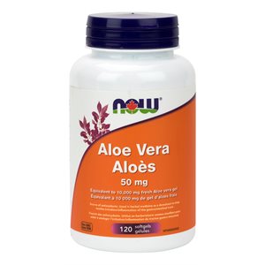 Now Aloes 50Mg 120Gel
