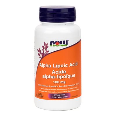 Alpha Lipoic Acid 100mg + Vit E, Vit C 60vcap 