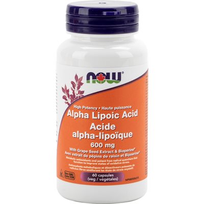 Acides Alpha Lipoique 600Mg 60Vcaps