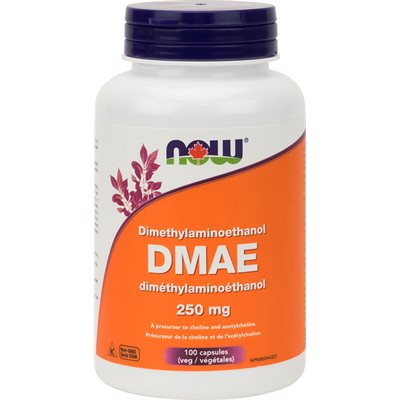 Now DMAE 250mg 100vcap 