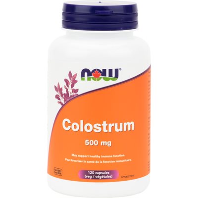 Now Colostrum 500mg 25% IgG 120vcap 