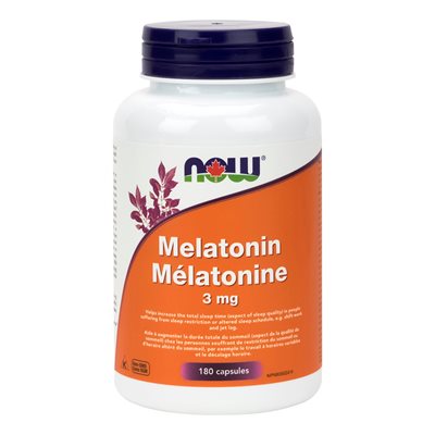 Now Melatonine 3Mg 180Caps Now Melatonine 3Mg 180Caps