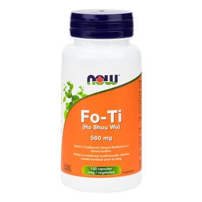 Now Fo-Ti (Ho Shou Wu) 560mg 100vcap 