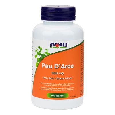 Pau D'Arco 500Mg 100Caps