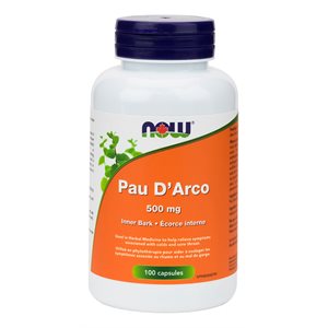 Now Pau D'Arco 500mg 100vcap 
